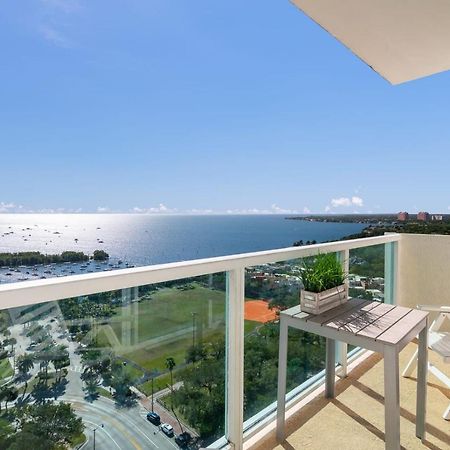 Ocean View Balcony Steps From Restaurants, Peacock Park & Marina Villa Miami Dış mekan fotoğraf
